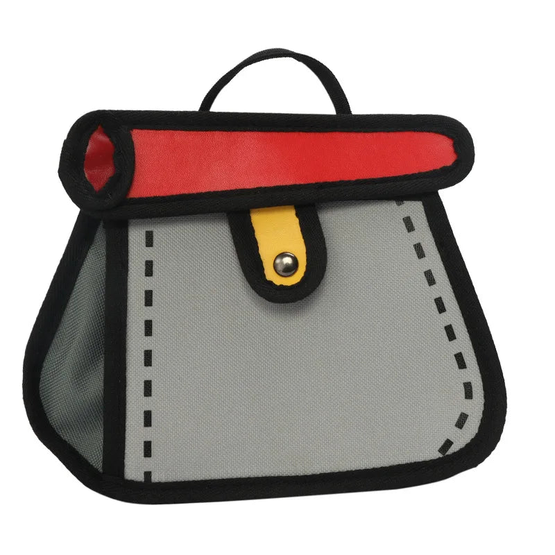 2024 New Crossbody Bag Secondary Cartoon Animation 3D Stereo Bag Handbag Coin Purse