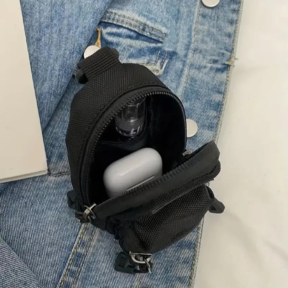 Fashion 1PC Korean-style Mini Outdoor Coin Purse, Exquisite Ladies' Single-shoulder Bag, Travel Headphones, Storage Coin Purse